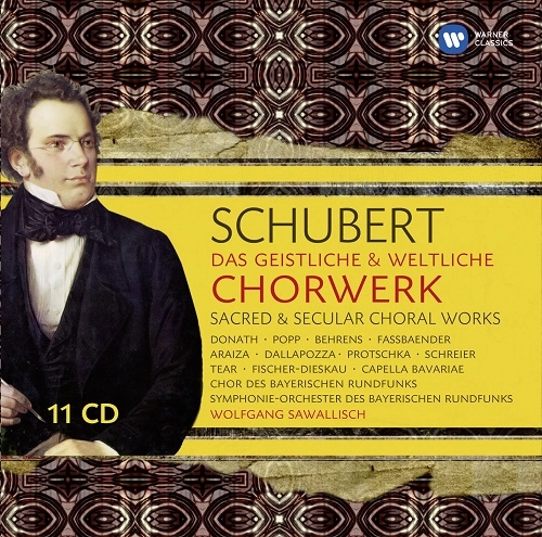 WOLFGANG SAWALLISCH / ヴォルフガング・サヴァリッシュ / SCHUBERT:CHORAL WORKS(11CD)