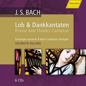 HELMUTH RILLING / ヘルムート・リリング / BACH:LOB- & DANKKANTATEN