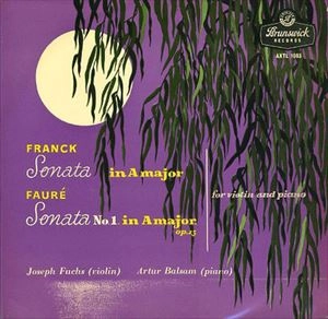 JOSEPH FUCHS / ジョセフ・フックス / FRANCK / FAURE: SONATAS