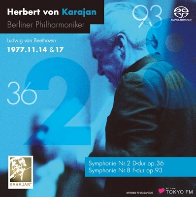 HERBERT VON KARAJAN / ヘルベルト・フォン・カラヤン / LIVE IN TOKYO1977-BEETHOVEN:COMPLETE SYMPHONIES(2)/SYMPHONIES2&8