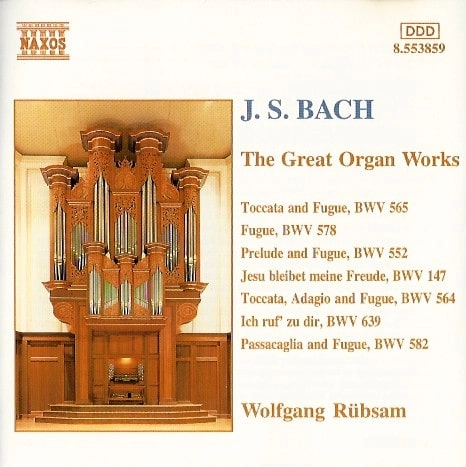 WOLFGANG RUBSAM / ヴォルフガング・リュプザム / BACH:THE GREAT ORGAN WORKS