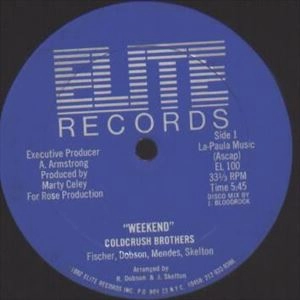 COLDCRUSH BROTHERS / WEEKEND