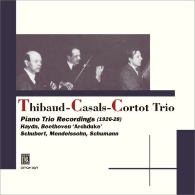 CASALS TRIO / カザルス・トリオ  / カザルストリオ ピアノトリオ全録音（1926-28）
