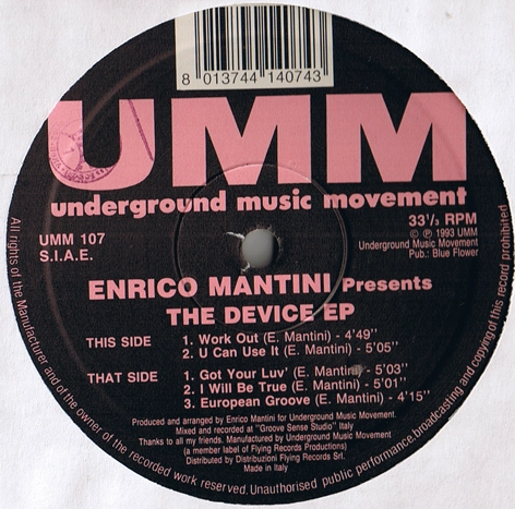 ENRICO MANTINI / DEVICE EP