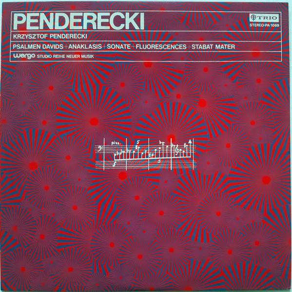 KRZYSZTOF PENDERECKI / クシシュトフ・ペンデレツキ / ペンデレツキ作品集