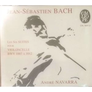 ANDRE NAVARRA / アンドレ・ナヴァラ / BACH: LES SIX SUITES POUR VIOLONCELLE BMW 1007 A 1012