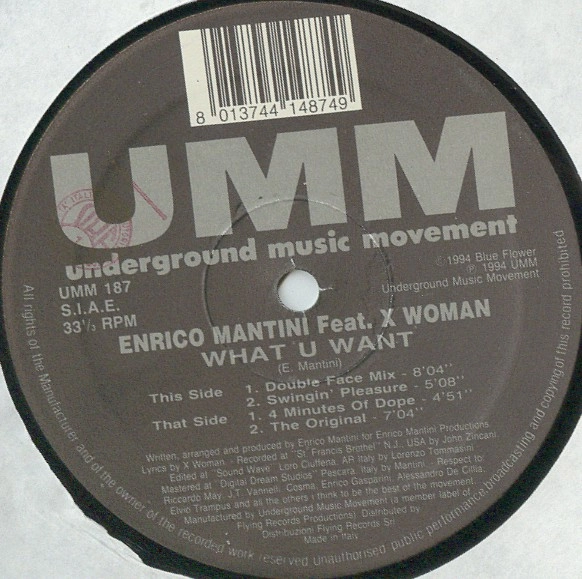 ENRICO MANTINI / WHAT U WANT