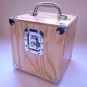 7インチBOX WOOD / 7インチ用木製キャリングボックス ／ 小 / 7 WOOD BOX/SMALL