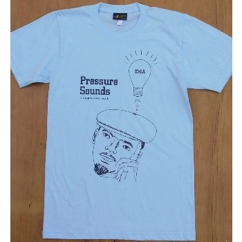 PRESSURE SOUNDS T-SHIRTS / MORE IDEAS 1988 SKY BLUE (L) / MORE IDEAS 1988 SKY BLUE (M)