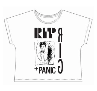 RIP RIG + PANIC / リップ・リグ・アンド・パニック / I AM COLD WOMEN'S DOLMAN T-SHIRT (OFF-WHITE)