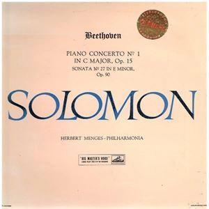 SOLOMON (SOLOMON CUTNER) (PIANO) / ソロモン (ソロモン・カットナー) / BEETHOVEN:PIANO CONCERTO NO.1