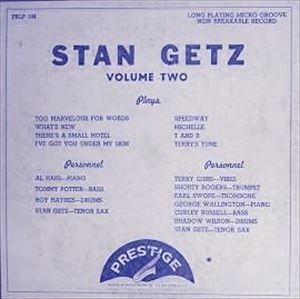 STAN GETZ / スタン・ゲッツ / VOLUME TWO