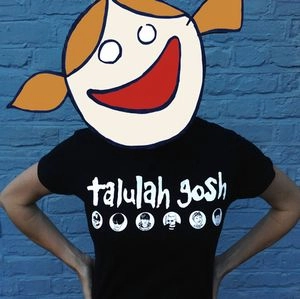 TALULAH GOSH / タルーラ・ゴッシュ / TALULAH GOSH BADGE DESIGN T-SHIRT (BLACK) M