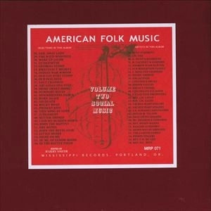 HARRY SMITH / ハリー・スミス / ANTHOLOGY OF AMERICAN FOLK MUSIC VOL. 2 (SOCIAL MUSIC)