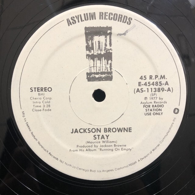 JACKSON BROWNE / ジャクソン・ブラウン / STAY / ROSIE