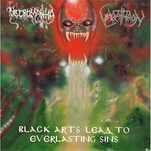 SPLIT (NECROMANTIA / VARATHRON) / BLACK ARTS LEAD TO EVERLASTING SINS