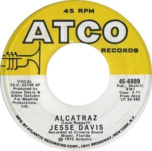 JESSE ED DAVIS / ジェシ・エド・デイヴィス / ALCATRAZ / ULULU