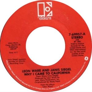 LEON WARE AND JANIS SIEGEL / WHY I CAME TO CALIFORNIA