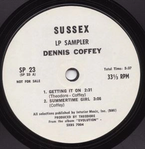 DENNIS COFFEY / デニス・コフィー / LP SAMPLER