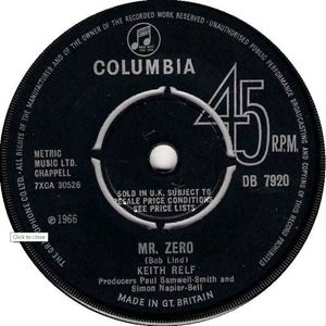 KEITH RELF / キース・レルフ / MR.ZERO