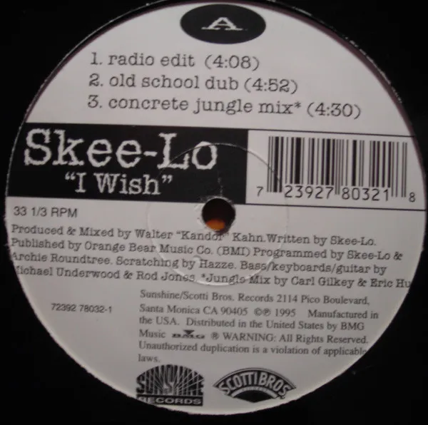 SKEE-LO / スキー・ロウ / I WISH