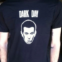 DARK DAY / ROBIN CRUTCHFIELD ILLUSTRATION T-SHIRT (L)