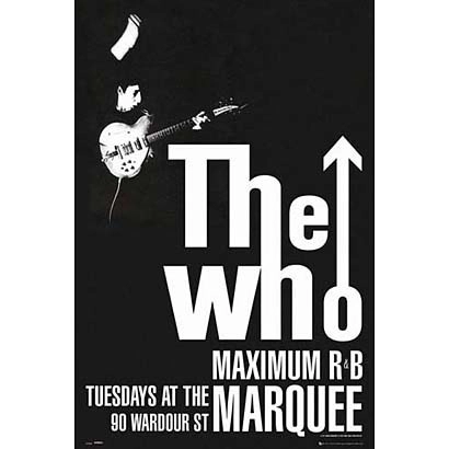 THE WHO / ザ・フー / MAXIMUM R&B　POSTER