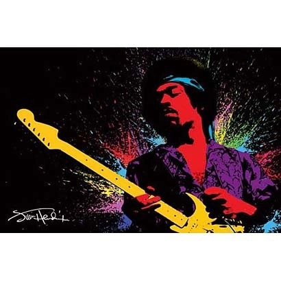 JIMI HENDRIX (JIMI HENDRIX EXPERIENCE) / ジミ・ヘンドリックス (ジミ・ヘンドリックス・エクスペリエンス) / Paint POSTER