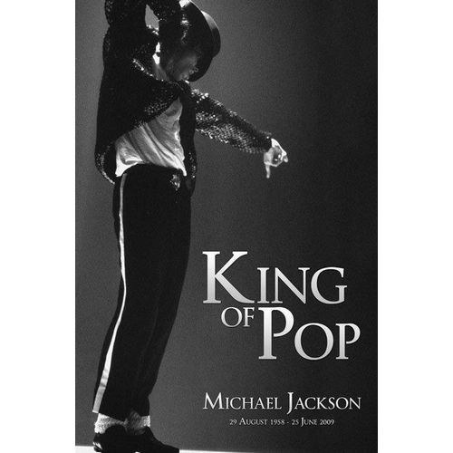 MICHAEL JACKSON / マイケル・ジャクソン / king of pop B&W POSTER