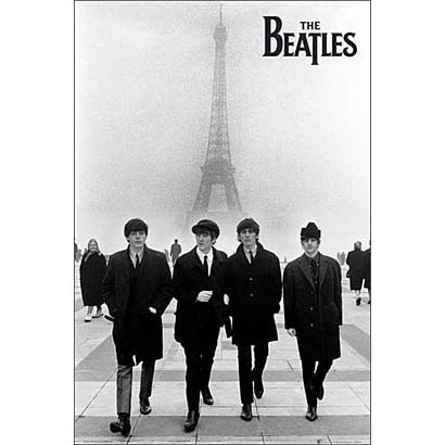 BEATLES / ビートルズ / in paris POSTER