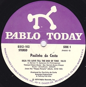 PAULINHO DA COSTA / DEJA VU / LOVE TILL THE END OF TIME