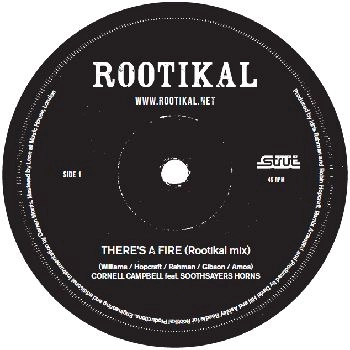 CORNELL CAMPBELL MEETS SOOTHSAYERS / ＴＨERE'S A FIRE (ROOTIKAL MIX) / THERE'S A FIRE (ROOTIKAL MIX)