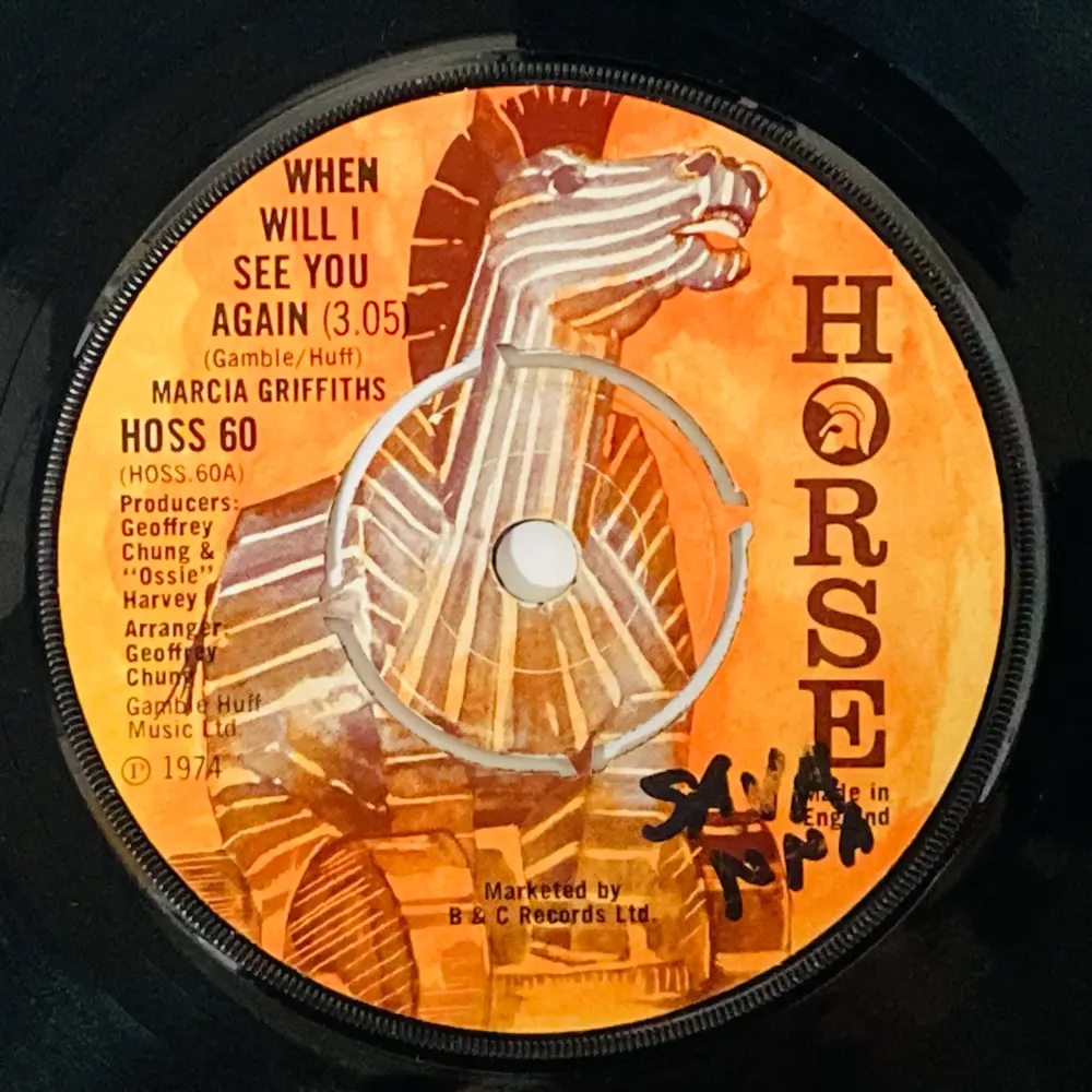 MARCIA GRIFFITHS / マーシャ・グリフィス / WHEN WILL I SEE YOU AFAIN