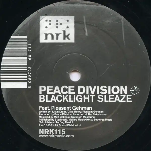 PEACE DIVISION / BLACKLIGHT SLEAZE