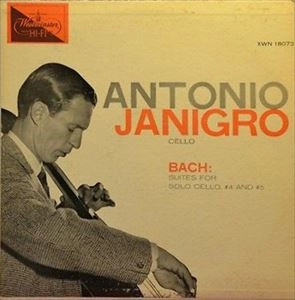 ANTONIO JANIGRO / アントニオ・ヤニグロ / BACH: SUITES FOR SOLO CELLO, #4 AND #5