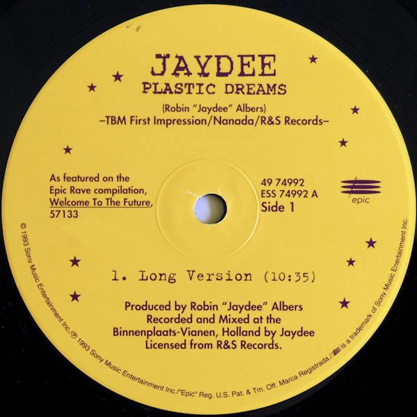 JAYDEE / ジェイディー / PLASTIC DREAMS