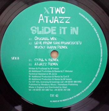 X TWO AT JAZZ / SLIDE IT IN