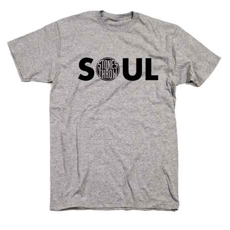 STONES THROW T-SHIRT / ストーンズ・スロウ Tシャツ / SOUL TEE (GREY) XL / SOUL TEE XL
