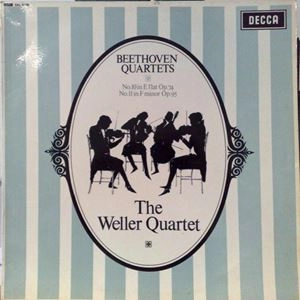 WELLER QUARTET / ヴェラー四重奏団 / BEETHOVEN:STRING QUARTET NO.10&11