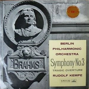 RUDOLF KEMPE / ルドルフ・ケンペ / BRAHMS:SYMPHONY NO.3