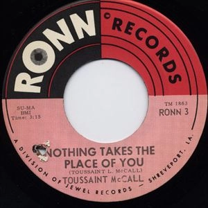TOUSSAINT MCCALL / トゥーサン・マッコール / NOTHING TAKES THE PLACE OF YOU / SHIMMY