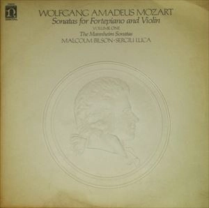 MALCOLM BILSON / マルコム・ビルソン / MOZART: SONATAS FOR FORTEPIANO AND VIOLIN VOLUME ONE / THE MANNHEIM SONATAS