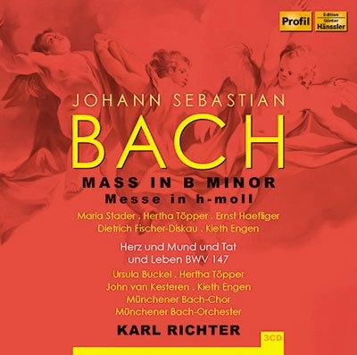 KARL RICHTER / カール・リヒター / BACH:MASS IN B MINOR/CANTATA BWV147(3CD)