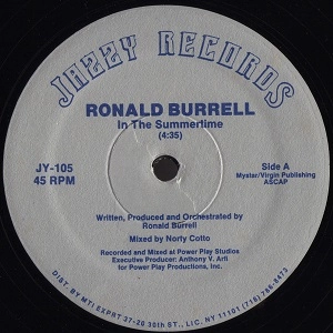 RONALD BURRELL / IN THE SUMMERTIME