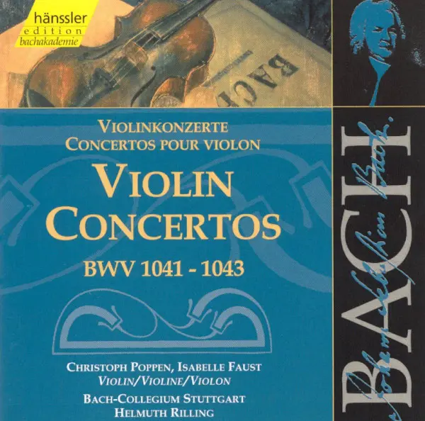 CHRISTOPH POPPEN / クリストフ・ポッペン / BACH:VIOLIN CONCERTOS BWV1041-1043