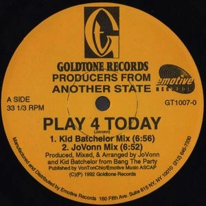 JOVONN / ジョヴォーン / PLAY 4 TODAY