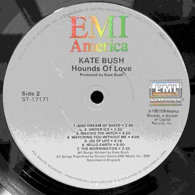 HOUNDS OF LOVE / KATE BUSH / ケイト・ブッシュ / オールドロック