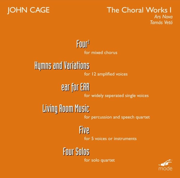 ARS NOVA COPENHAGEN / CAGE: THE CHORAL WORKS 1