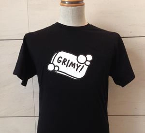 GRIMY / BLACK T WITH FULL LOGO　SIZE L / BLACK T WITH FULL LOGO SIZE L