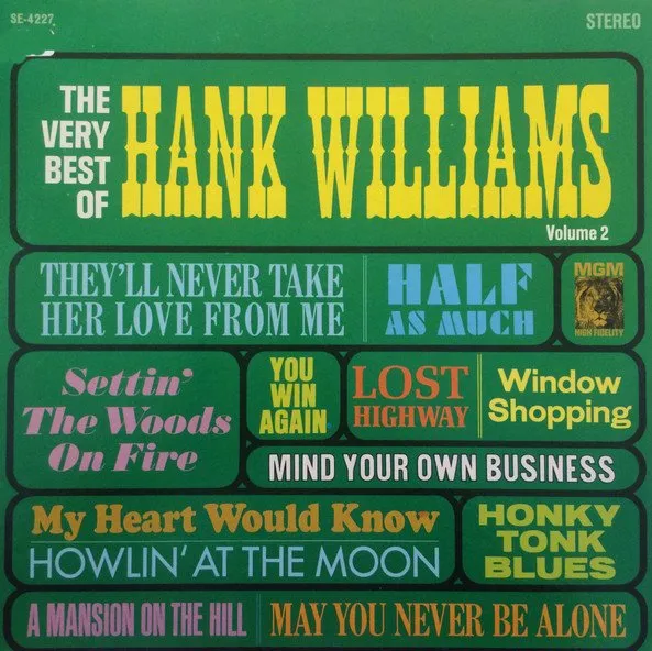 HANK WILLIAMS / ハンク・ウィリアムズ / VERY BEST OF